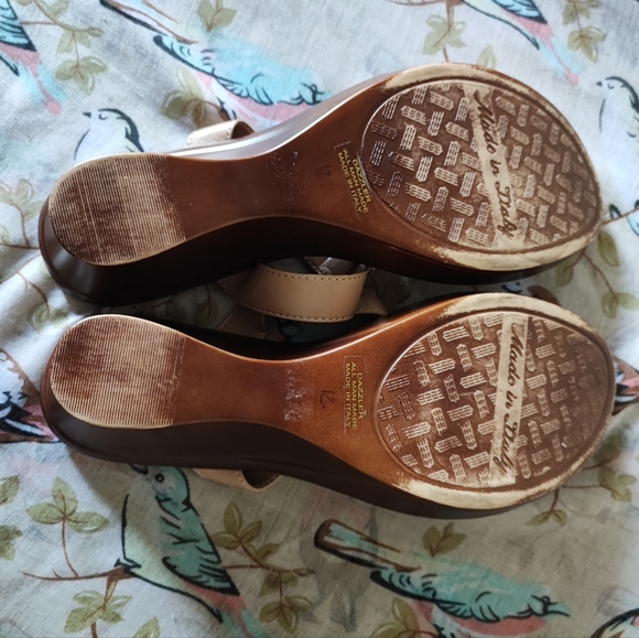 Toscanella Dazzler Italian Rhinestone Wedges Size 8.5 8 1/2 Made in Italy - Picture 8 of 10